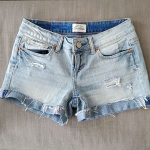 Aeropostale Light Denim Shorts Size 1/2